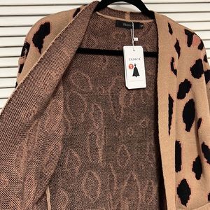 Zesica Open Front Cardigan Sweater Classic Fashion Collection, Size Small